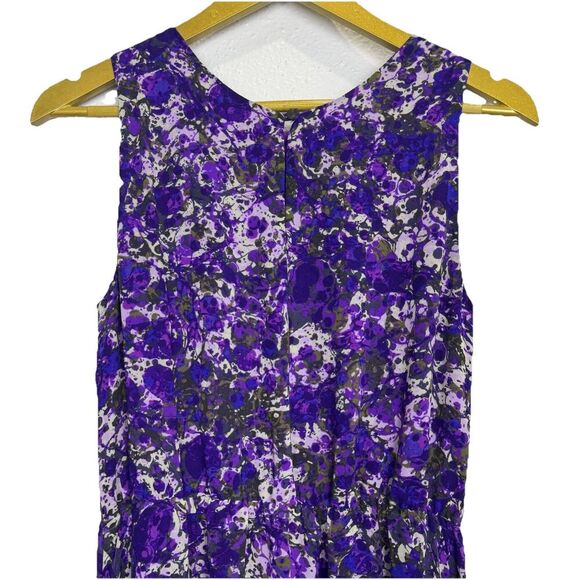 NWOT Coldwater Asymmetric Floral Maxi Dress Size 6 Watercolor Forest Fairy Y2K - Picture 7 of 11